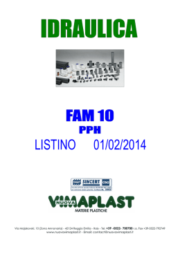 LISTINO 01/02/2014 - Nuova Vimaplast Srl