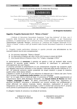 Lettera informativa - Ufficio scolastico regionale per la Toscana
