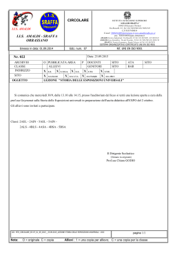 I.I.S. AMALDI - SRAFFA ORBASSANO CIRCOLARE Nr. 022