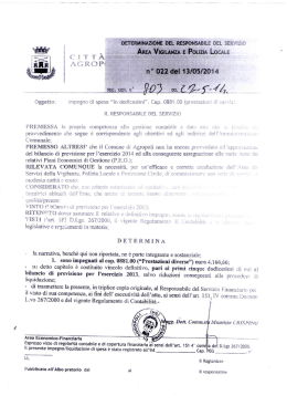 I`-`Ir ` ` n&rdquo; 022 del 1310512014