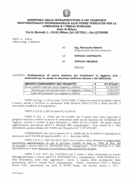 ministero delle infrastrutture e dei trasporti provveditorato