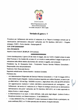 verbale n_1 - Provincia di Cagliari