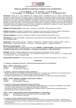 Obiettivo formativo ECM: Linee guida
