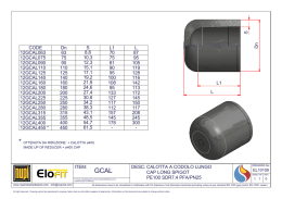 ITEM: DESC: CALOTTA A CODOLO LUNGO CAP LONG SPIGOT