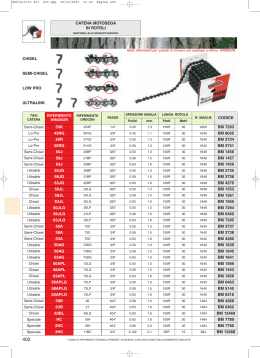 catena motosega in rotoli 3hc bm 12468 2hc bm 7790 hc bm 7789