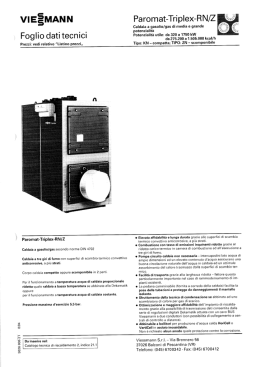 Paromat-Triplex-RN/Z - Certificazione Energetica
