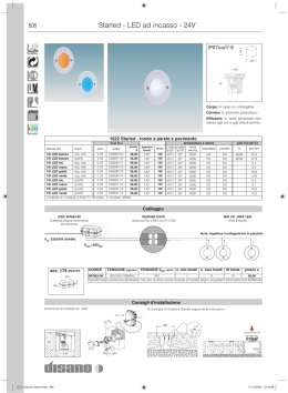 Starled - LED ad incasso - 24V