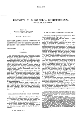Terza parte - Il Foro Italiano