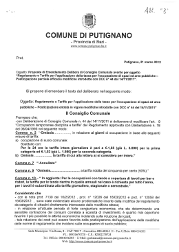 COMUNE DIV/PUTIGNANO - Comune di Putignano