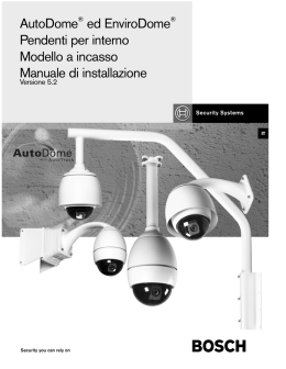 Manuale - Bosch Security Systems