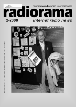 Internet radio news 2-2008 - Associazione Italiana Radioascolto