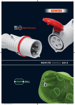 NOVIT&Agrave; ENERGY 2013