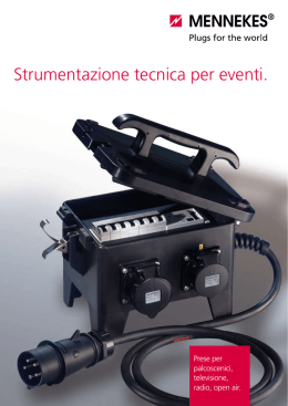 Strumentazione tecnica per eventi.