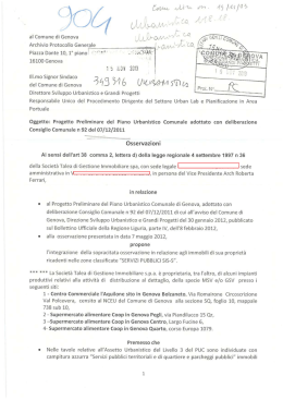 16100 Genova ` ` - Comune di Genova.