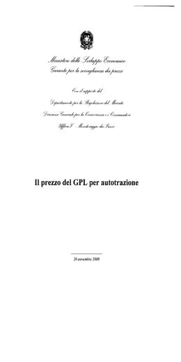 Il prezzo del GPL per autotrazione (26