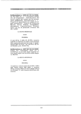 Deliberazione n. 1836 del 15/12/2008. LR 49/1995 art. 11 e