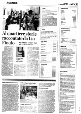 Lia Finato in quartiere per Cesena Comics