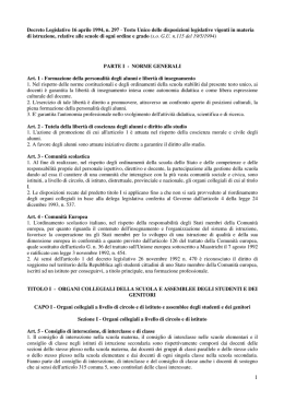 Decreto Legislativo 16 aprile 1994, n. 297