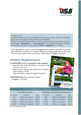 voglio saperne di piu