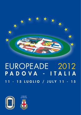 EUROPEADE 2012 - Comune di Padova