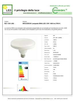 B27-1501-282 BIOLEDEX® Lampada DINA LED 15W 1400 lm 2700
