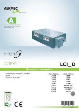 manuale installazione uso lci_d - ariottino |kit condizionatori