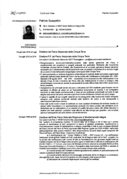 Patrizio Scarpellini .. \ﬁa A. Gramsci, 2 19037 Santo Stefano di