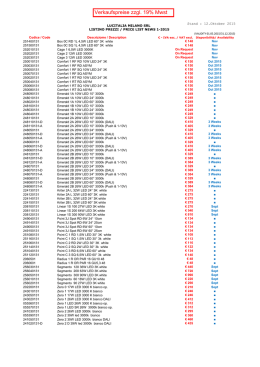 Verkaufspreise zzgl. 19% Mwst
