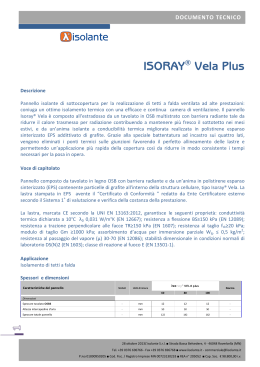 Isoray VelaPlus - Scheda Tecnica