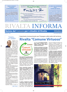 Ottobre - Comune di Rivalta di Torino