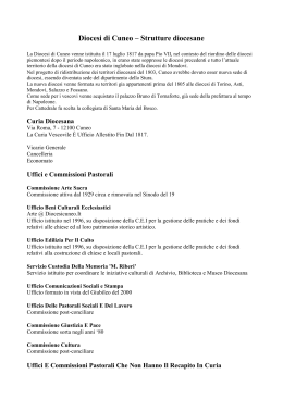 Diocesi di Cuneo – Strutture diocesane