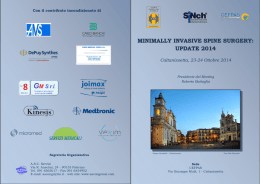 MINIMALLY INVASIVE SPINE SURGERY: UPDATE 2014