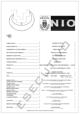 Schema elettrico quadro generale ampliamento
