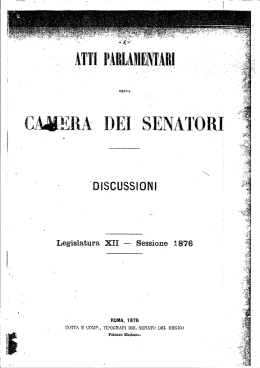 Page 1 Page 2 . _.f..,.............W i i 1 i 1 Atti Parlamentari - e