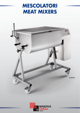 MESCOLATORI MEAT MIxERS