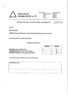 Azienda ULSS n. 19 L°"=° R°S°"