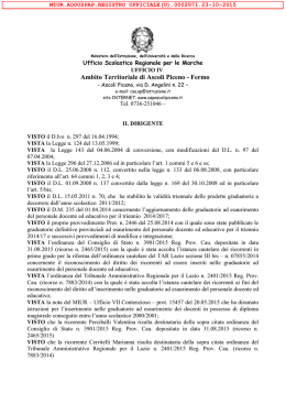 Ufficio Scolastico Provinciale di Ascoli Piceno
