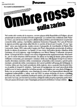 Ombre rosse sulla zarina