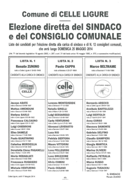 e del CONSIGLIO COMUNALE - Albo pretorio