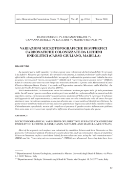 carso giuliano, maiella - Commissione Grotte Eugenio Boegan