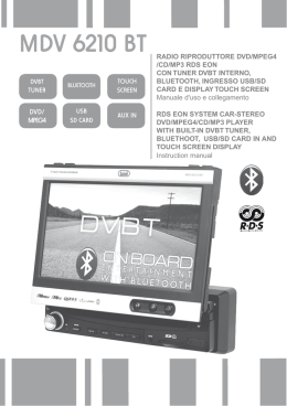 MDV 6210 BT - Trevi S.p.A.