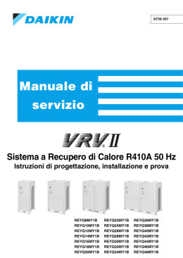 Service VRVII REYQ-M (parte1) - H-Tec