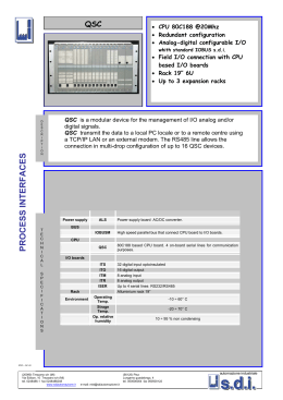 PROCESS INTERFACES - sdi automazione industriale