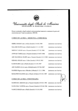 Studenti extracomunitari ammessi alla prova di lingua italiana 1