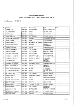 Elettori Genitori Sc.Sec. 1° grado