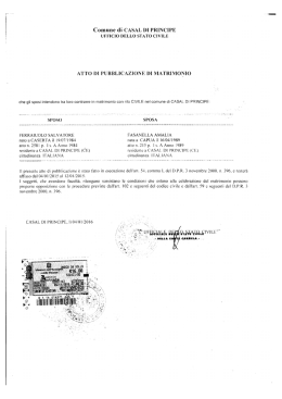 Documento - Comune di Casal di Principe