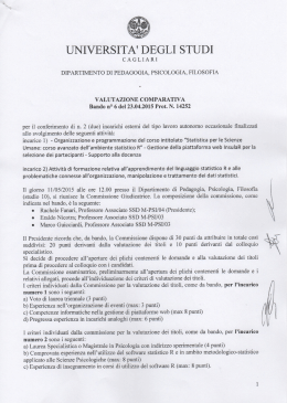 Verbale bando 6 anno 2015