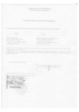 Documento - Comune di Casal di Principe