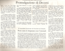 L`Osservatore romano - Padre Mariano da Torino