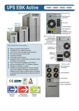 UPS EBK Active 1000 - 2000 - 3000 - 6000